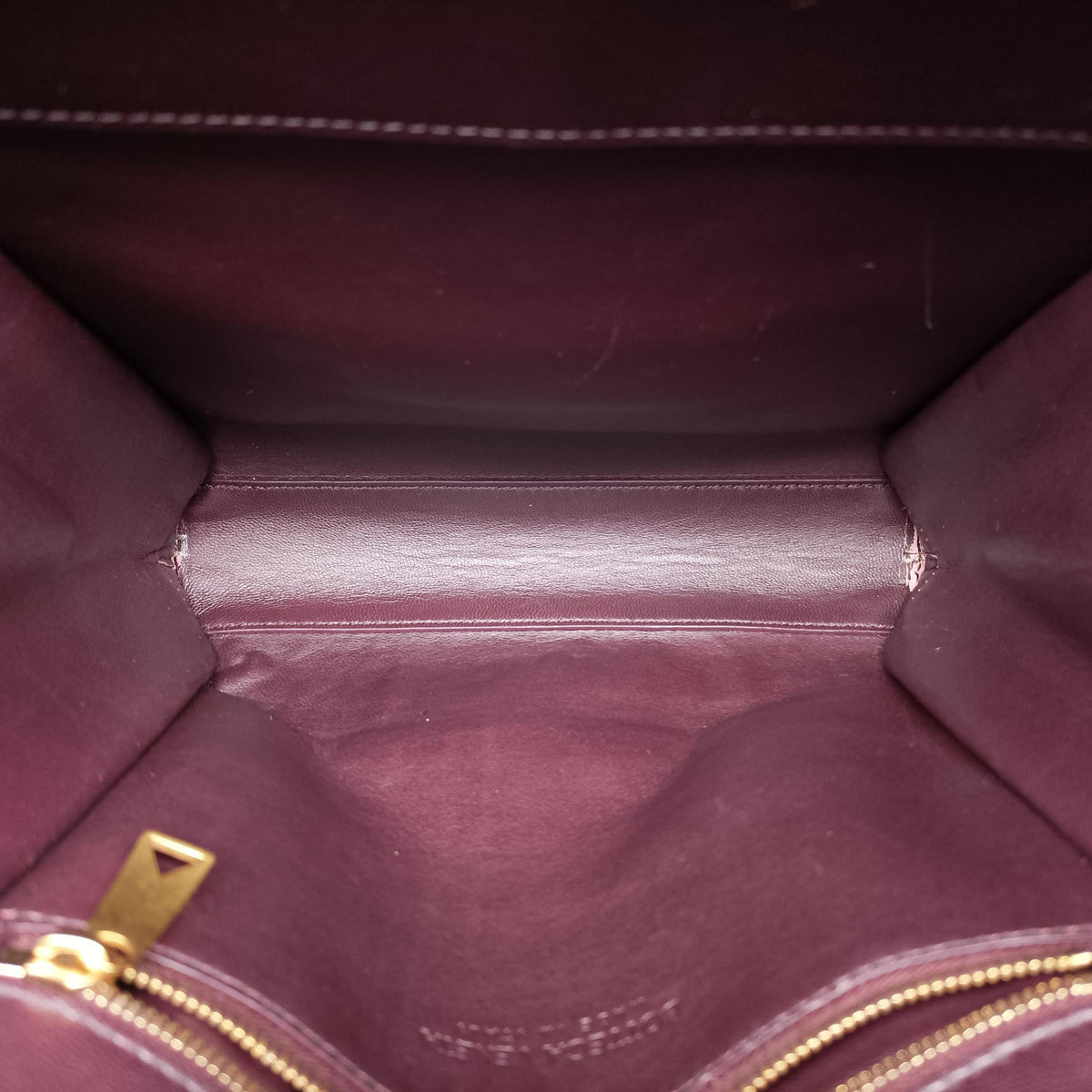 Pre-owned Bottega Veneta The Clip Burgundy Leather  shoulderbag | stylenewstar