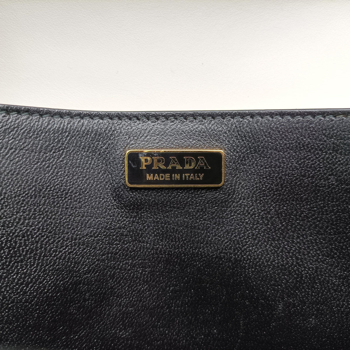 Vintage Prada Cahier tassen Leder Multicolour Leather×Denim 1BD045 shoulderbag | stylenewstar