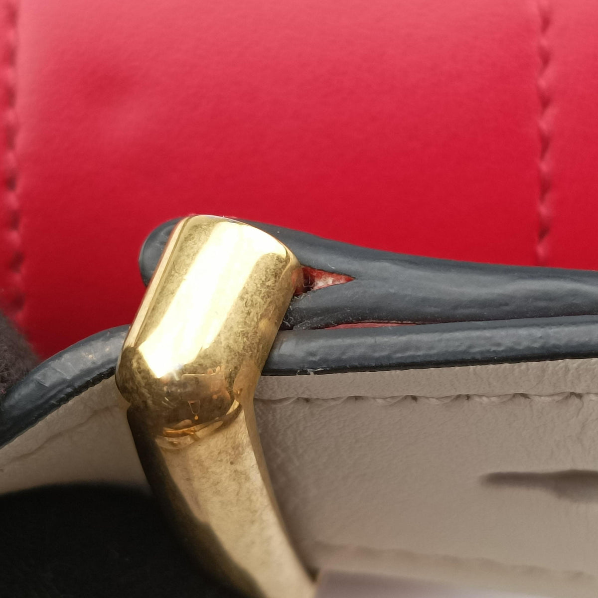 Vintage Prada Cahier tassen Leder Multicolour Leather×Denim 1BD045 shoulderbag | stylenewstar