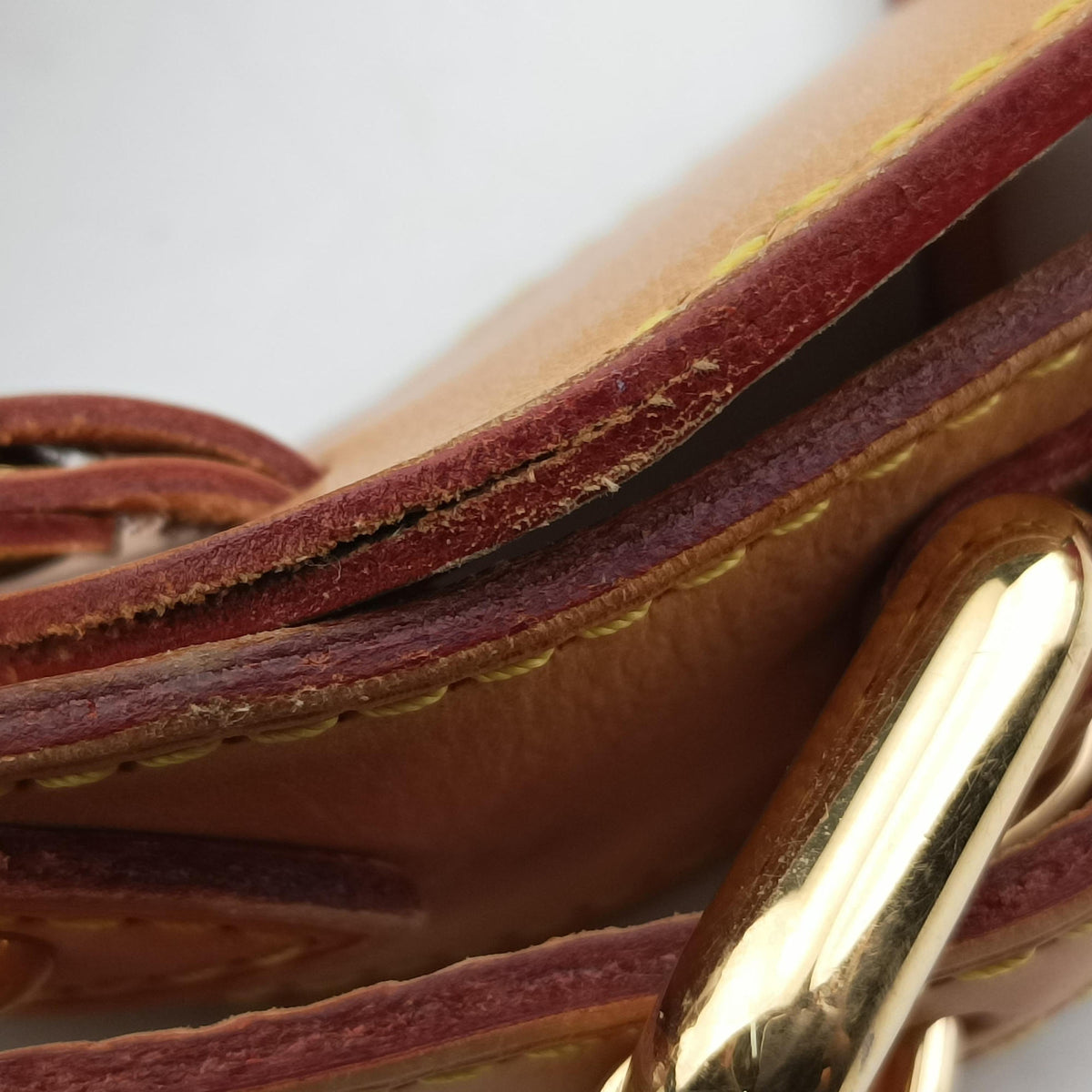 Pre-owned Louis Vuitton Petit Noe white Monogram Multicolor M42229 shoulderbag | stylenewstar