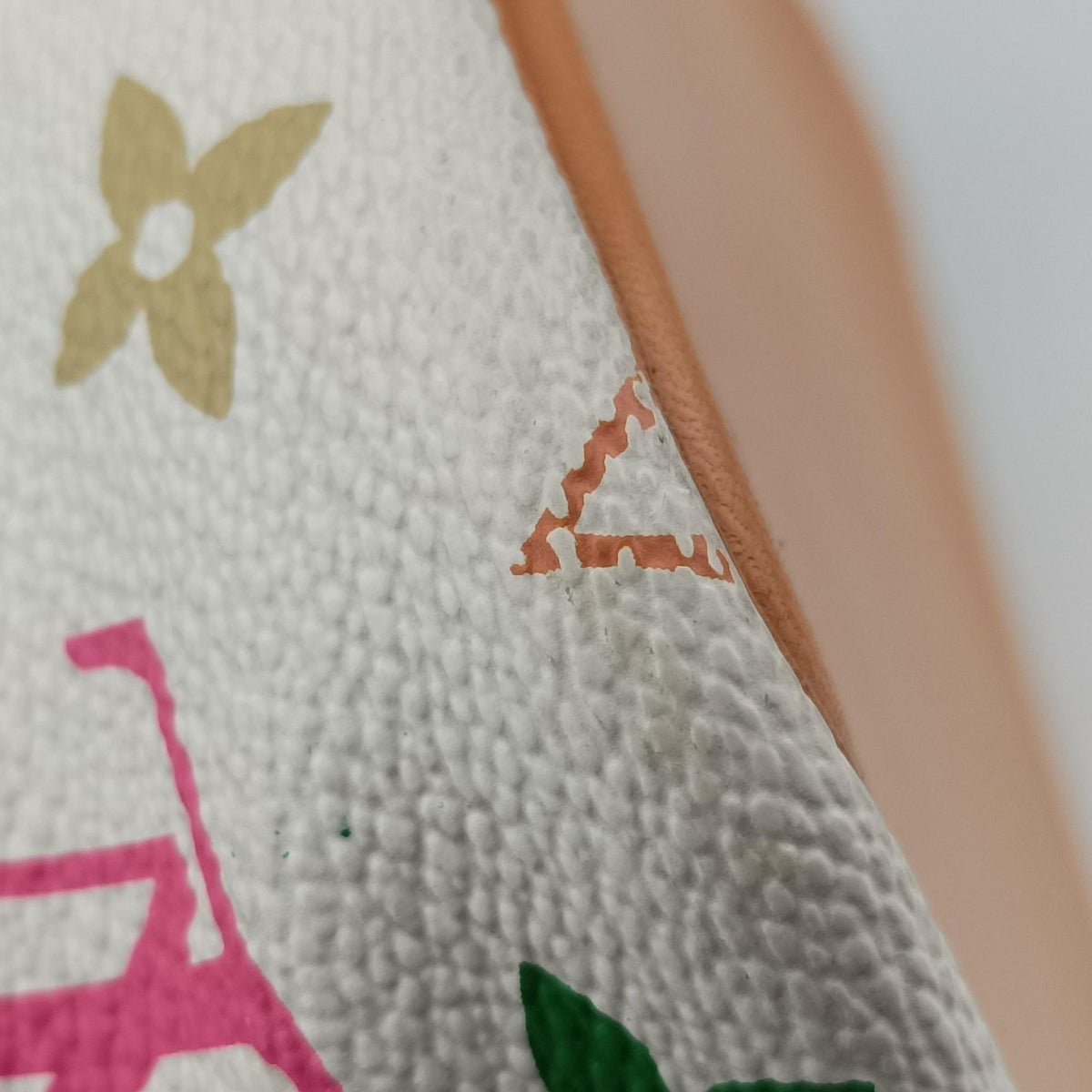 Pre-owned Louis Vuitton Petit Noe white Monogram Multicolor M42229 shoulderbag | stylenewstar