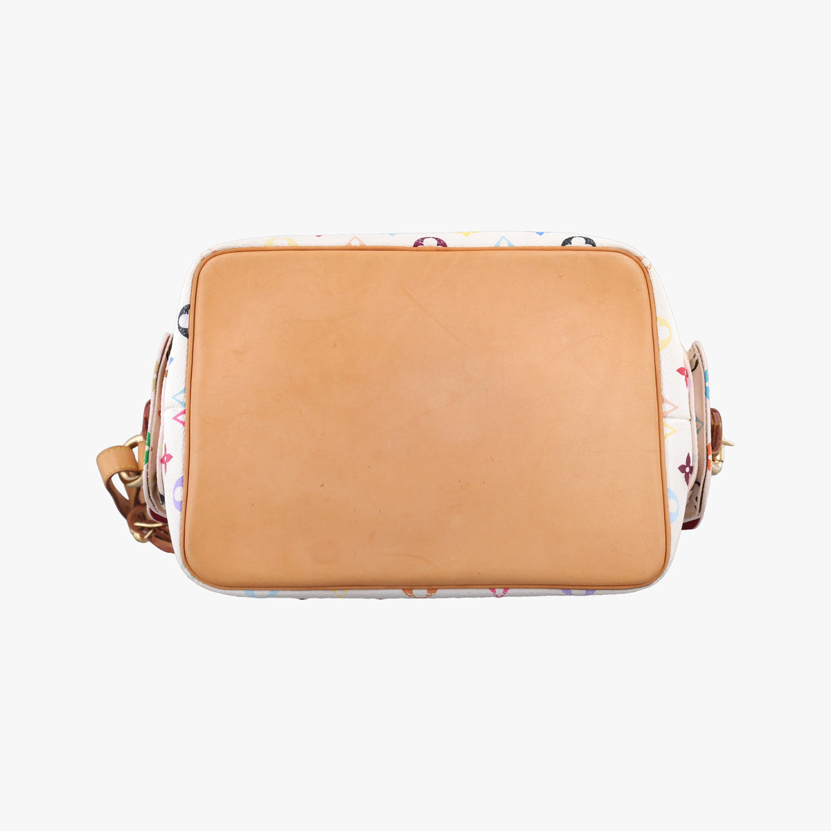 Pre-owned Louis Vuitton Petit Noe white Monogram Multicolor M42229 shoulderbag | stylenewstar