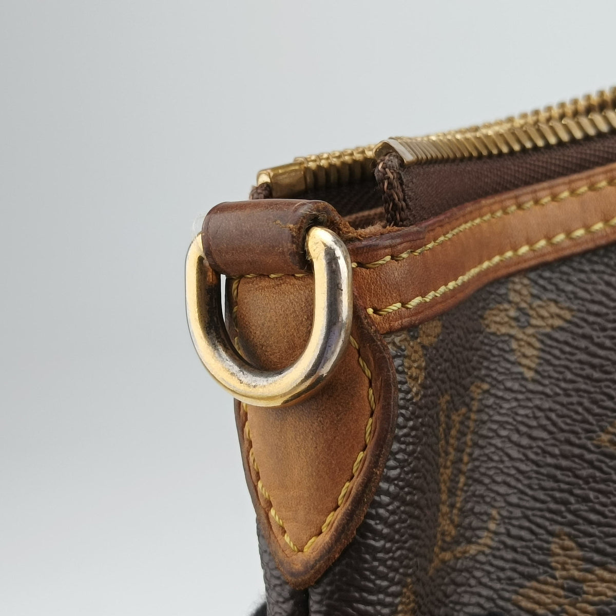 Pre-owned Louis Vuitton PALERMO GM brown Monogram Canvas M40146 shoulderbag | stylenewstar