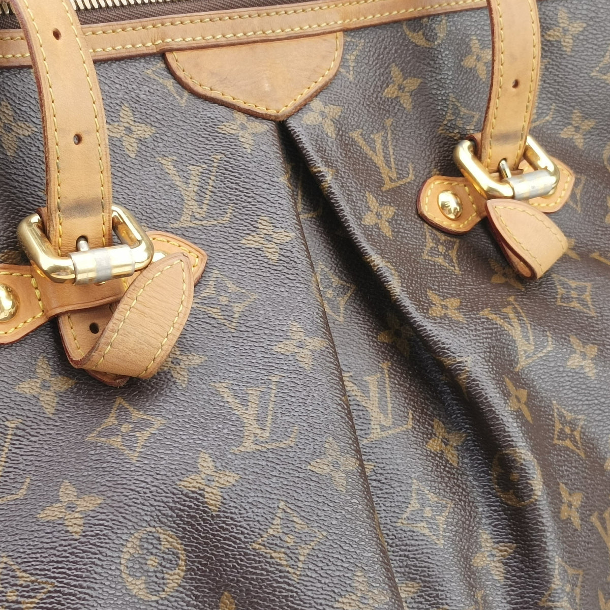 Secondhand Louis Vuitton PALERMO GM brown Monogram Canvas M40146 shoulderbag | stylenewstar