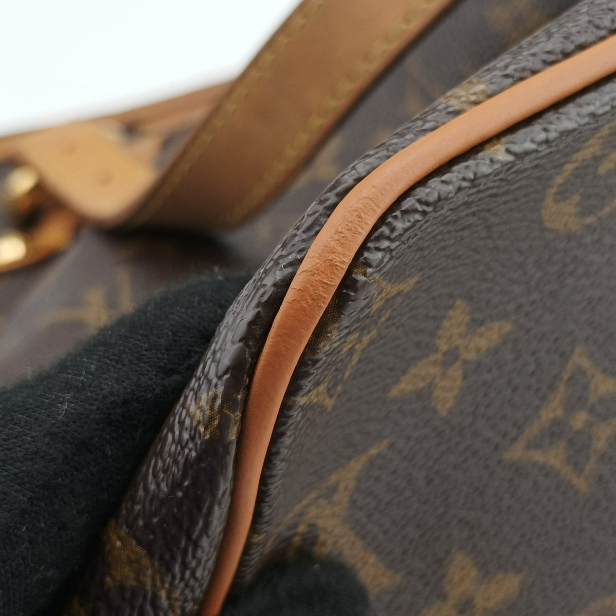 Pre-owned Louis Vuitton PALERMO GM brown Monogram Canvas M40146 shoulderbag | stylenewstar