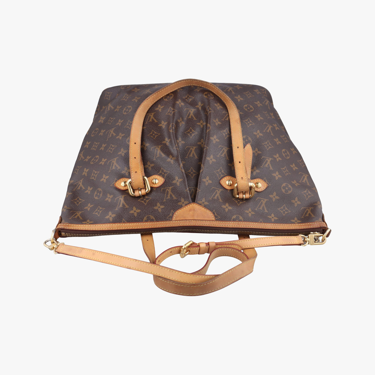Pre-owned Louis Vuitton PALERMO GM brown Monogram Canvas M40146 shoulderbag | stylenewstar