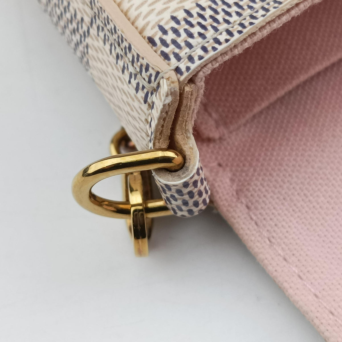 Pre-owned Louis Vuitton Pochette Felicie Azur Damier Canvas N63106 shoulderbag | stylenewstar