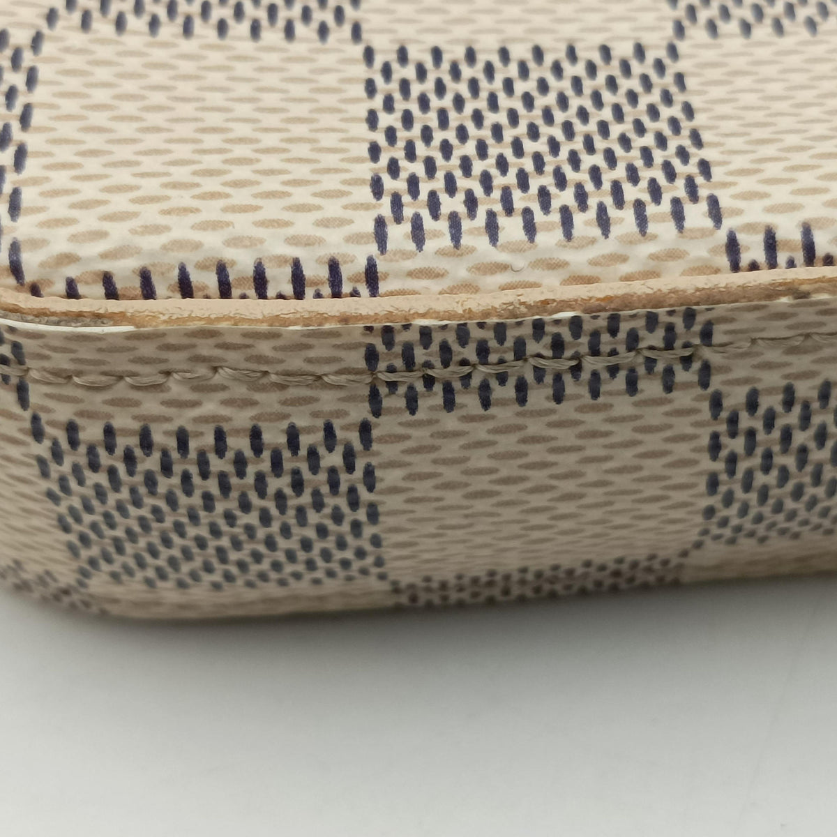 Pre-owned Louis Vuitton Pochette Felicie Azur Damier Canvas N63106 shoulderbag | stylenewstar