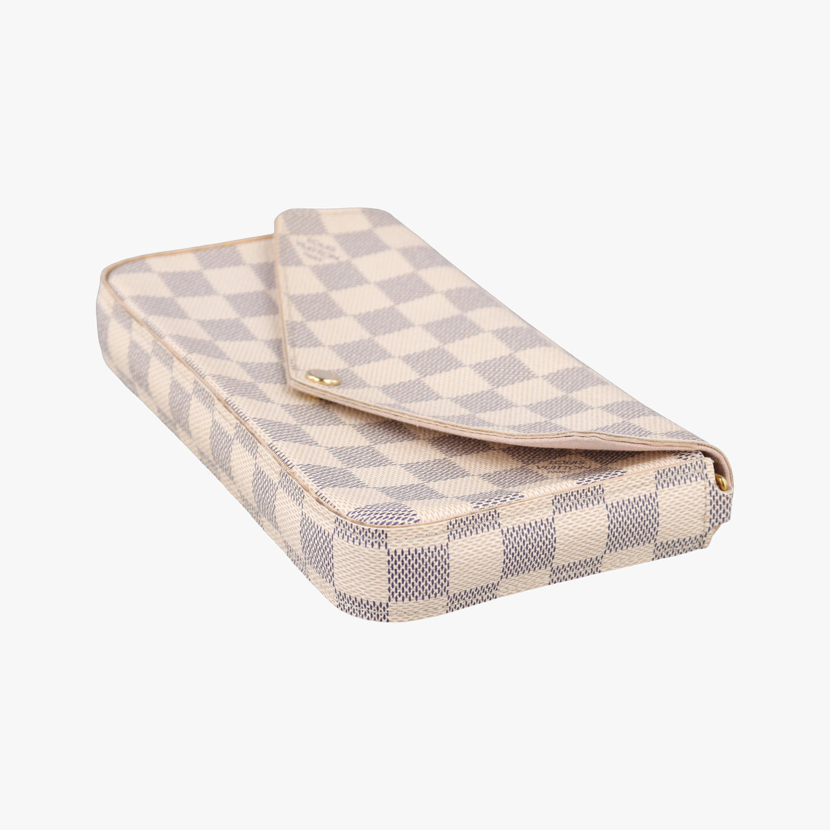 Pre-owned Louis Vuitton Pochette Felicie Azur Damier Canvas N63106 shoulderbag | stylenewstar