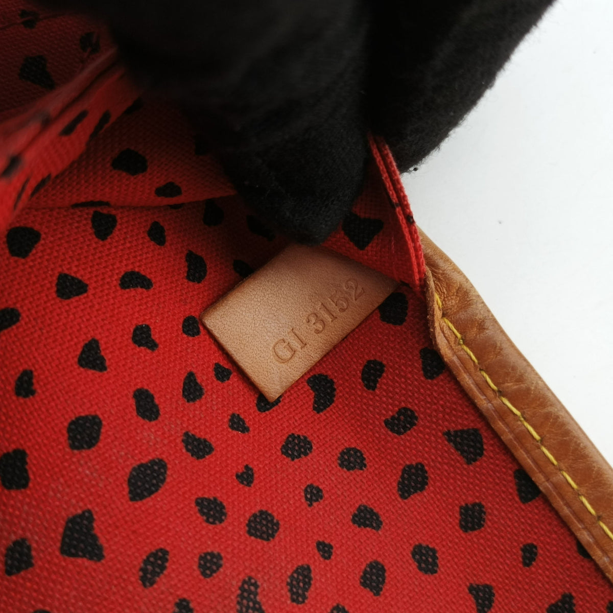 Pre-owned Louis Vuitton NEVERFULL MM Brown×Rouge Monogram Wave Dot M40686 shoulderbag | stylenewstar