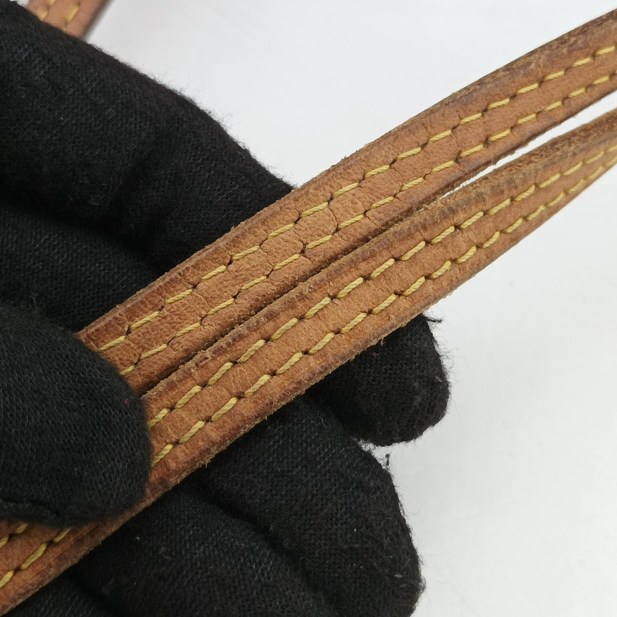 Pre-owned Louis Vuitton NEVERFULL MM Brown×Rouge Monogram Wave Dot M40686 shoulderbag | stylenewstar