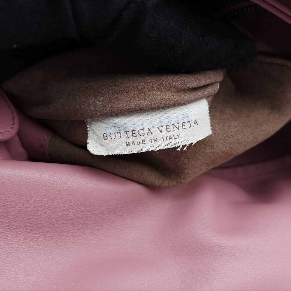Pre-owned Bottega Veneta Intrecciato Olimpia Pink lambskin  shoulderbag | stylenewstar