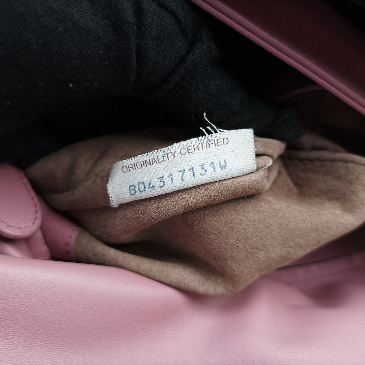 Pre-owned Bottega Veneta Intrecciato Olimpia Pink lambskin  shoulderbag | stylenewstar