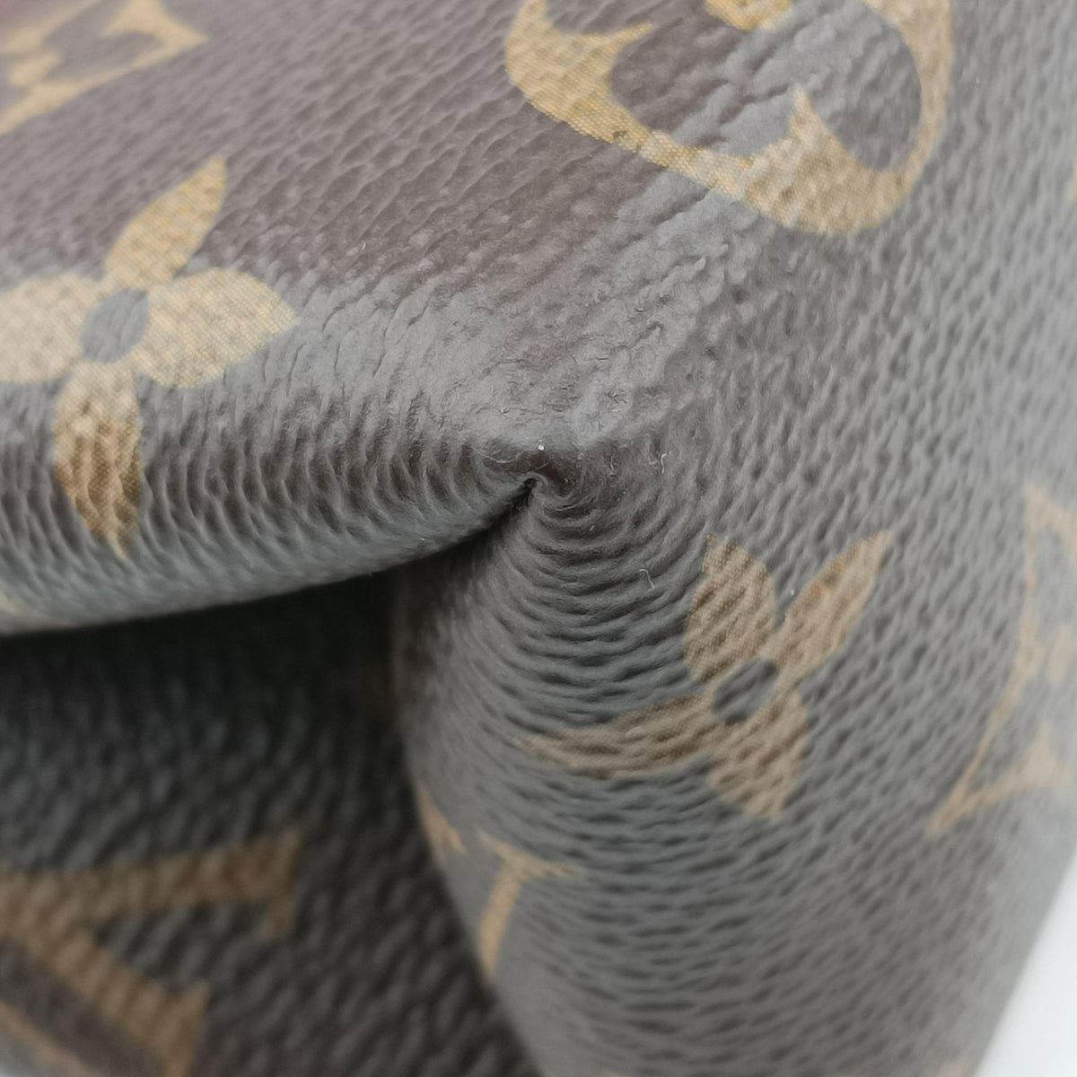 Pre-owned Louis Vuitton Locky BB Monogram/Brown×Coqulicot Monogram canvas×calf leather M44322 shoulderbag | stylenewstar
