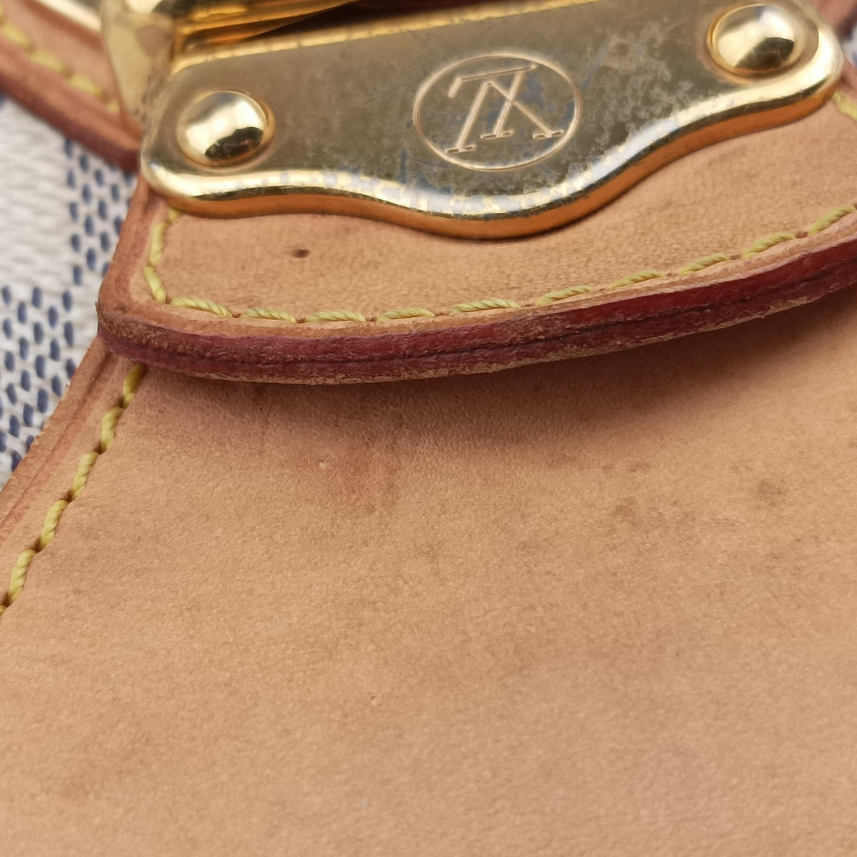 Pre-owned Louis Vuitton STRESA PM Azur Damier Canvas N42220 shoulderbag | stylenewstar