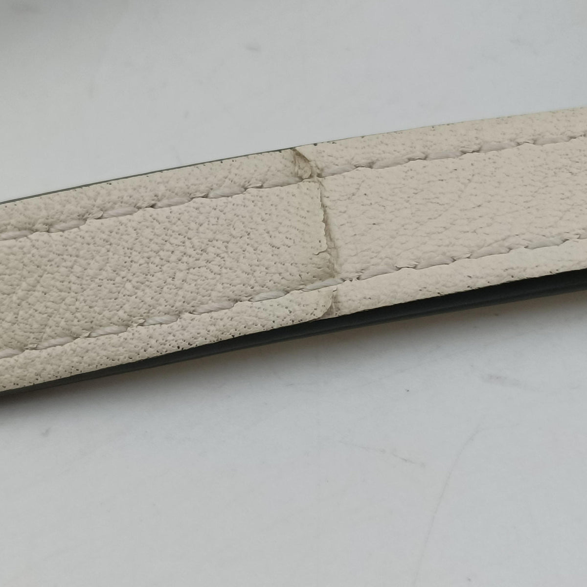 Pre-owned Delvaux Tampete White Leather  shoulderbag | stylenewstar