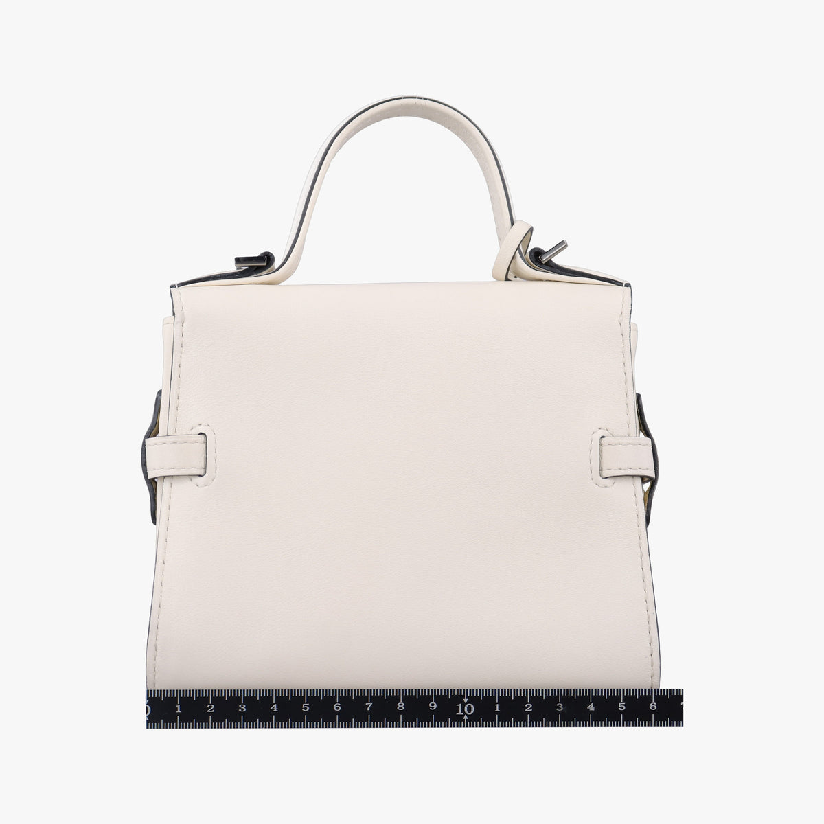Pre-owned Delvaux Tampete White Leather  shoulderbag | stylenewstar