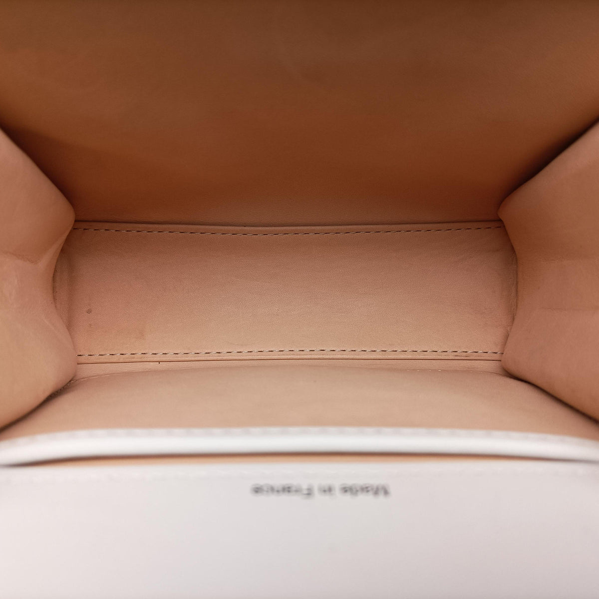 Pre-owned Delvaux Tampete White Leather  shoulderbag | stylenewstar