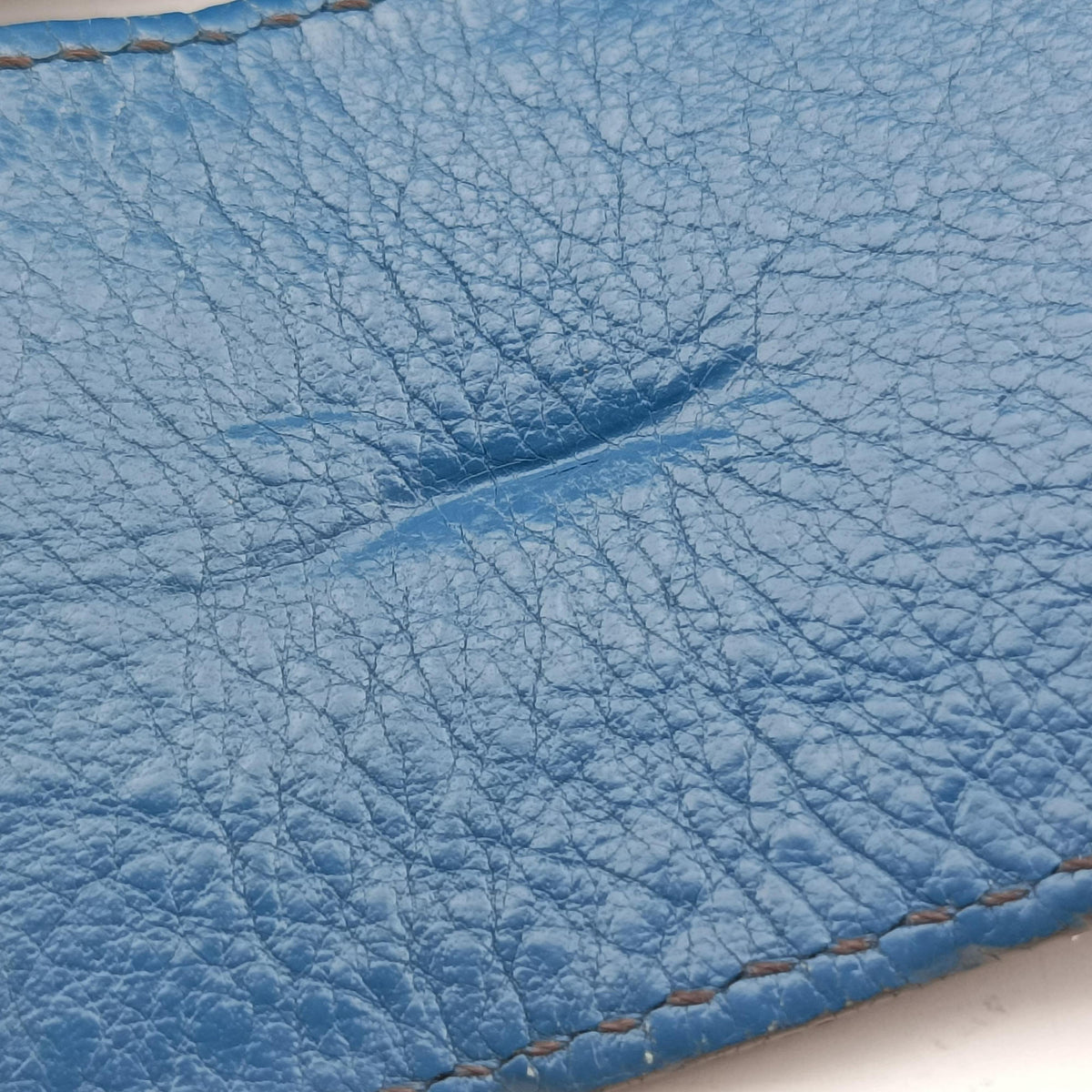 Pre-owned Fendi Toile de Cuir Blue Leather 8BR579 shoulderbag | stylenewstar