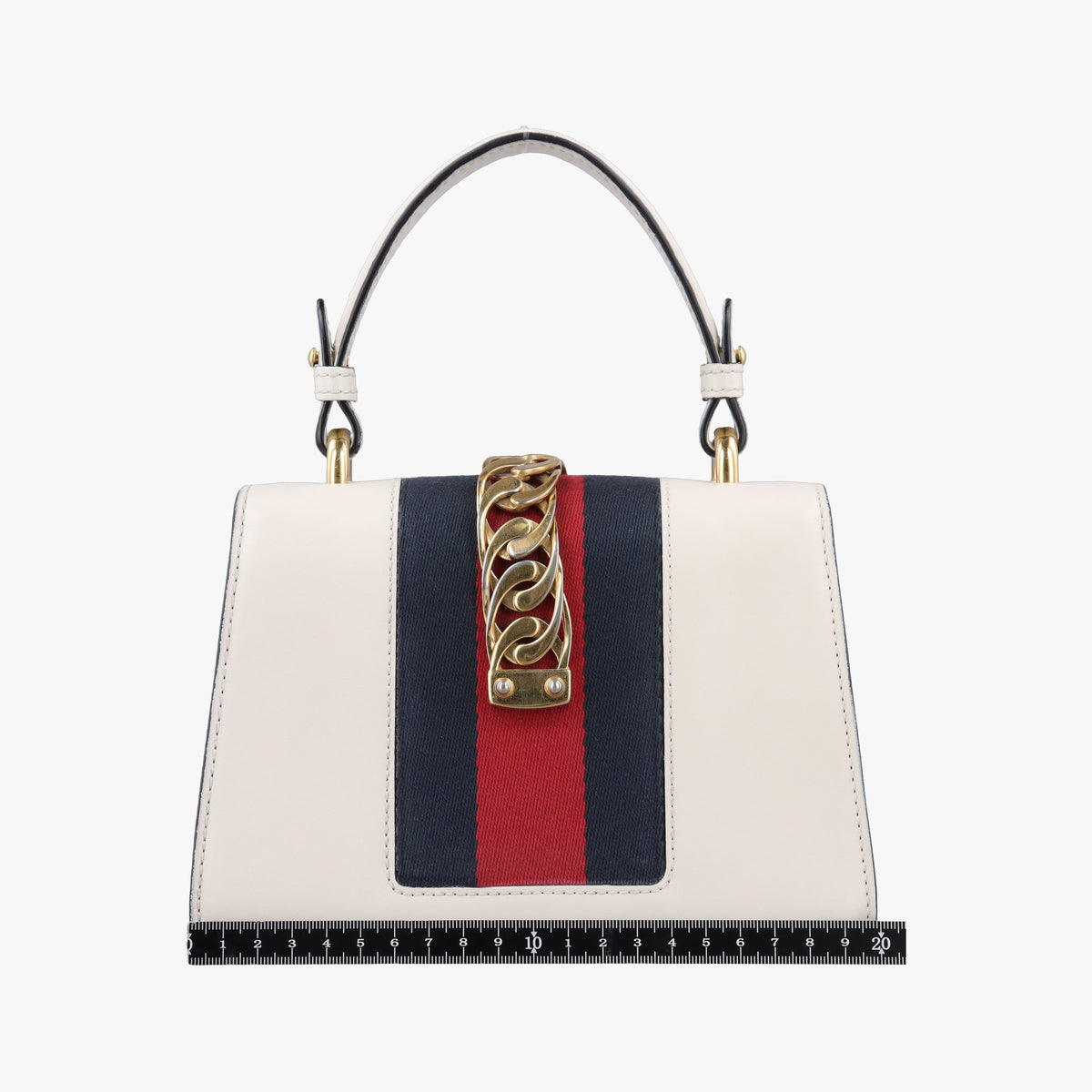 Pre-owned Gucci Sylvie White Leather 470270 shoulderbag | stylenewstar
