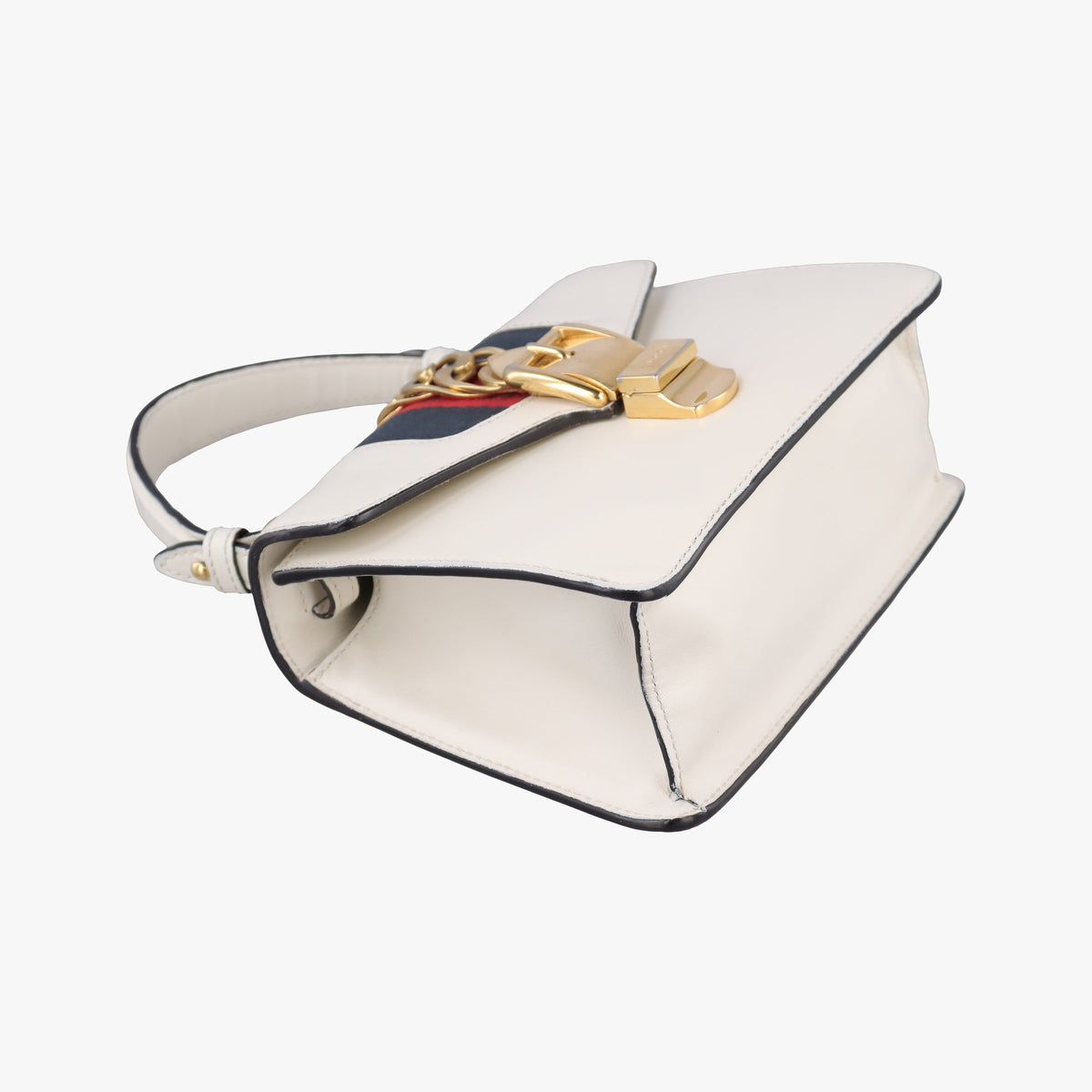 Pre-owned Gucci Sylvie White Leather 470270 shoulderbag | stylenewstar