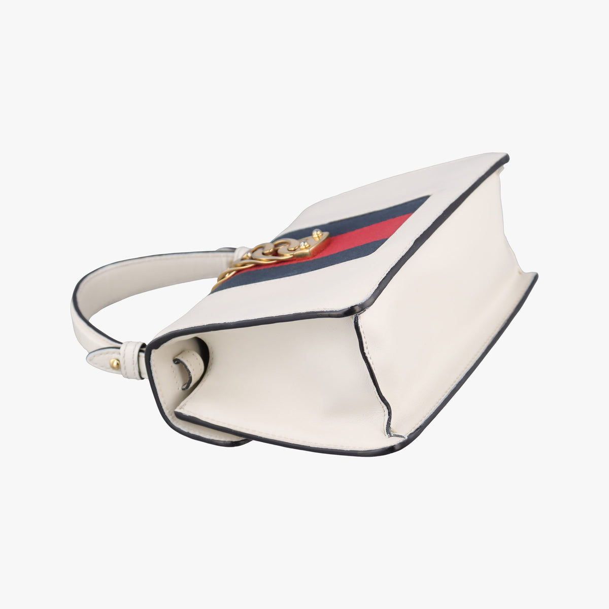 Pre-owned Gucci Sylvie White Leather 470270 shoulderbag | stylenewstar