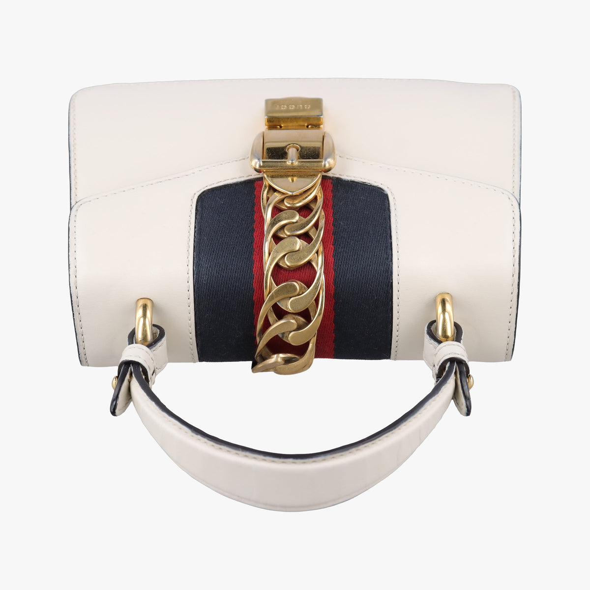 Pre-owned Gucci Sylvie White Leather 470270 shoulderbag | stylenewstar