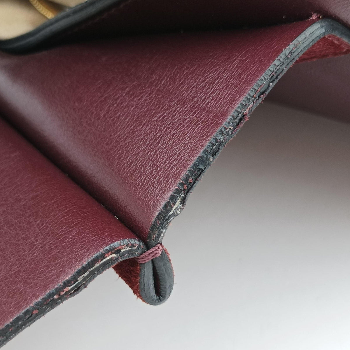 Vintage Chloe FAYE Burgundy Suede × leather  shoulderbag | stylenewstar