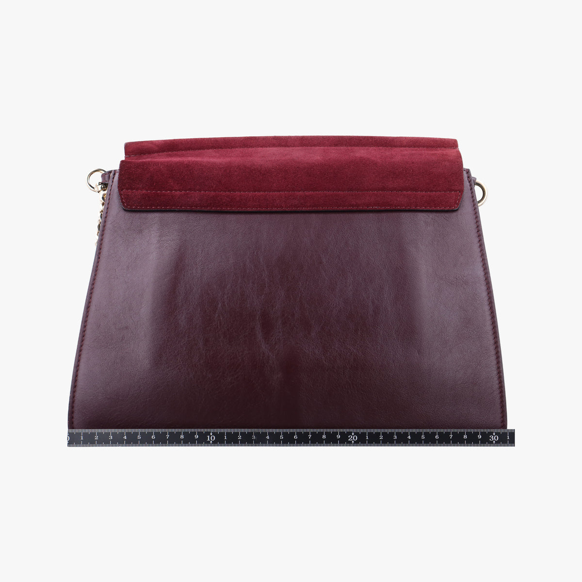 Vintage Chloe FAYE Burgundy Suede × leather  shoulderbag | stylenewstar