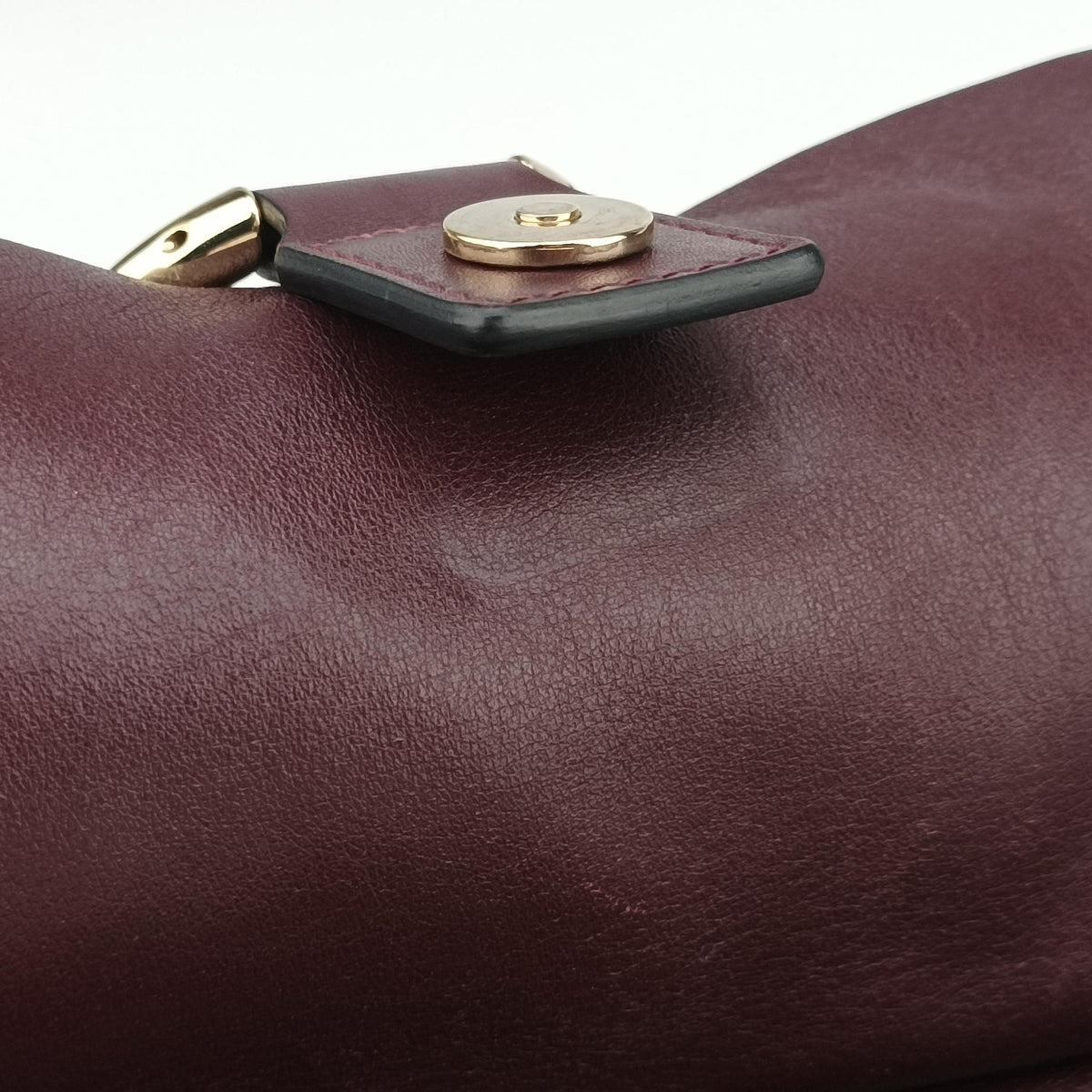 Vintage Chloe FAYE Burgundy Suede × leather  shoulderbag | stylenewstar