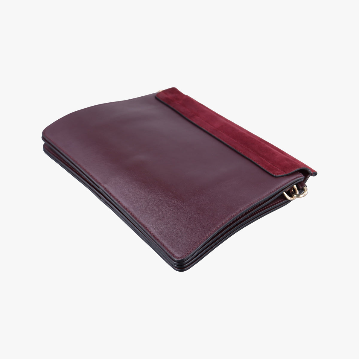 Vintage Chloe FAYE Burgundy Suede × leather  shoulderbag | stylenewstar