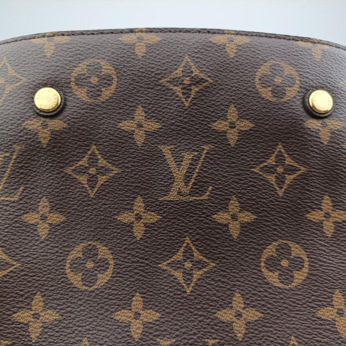 Pre-owned Louis Vuitton Montaigne BB Brown Monogram canvas×calf leather M41055 shoulderbag | stylenewstar