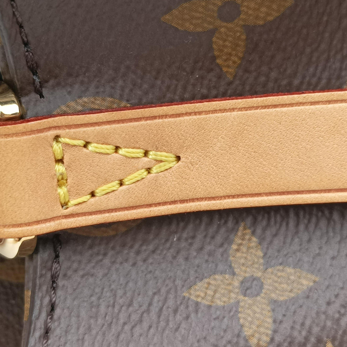 Pre-owned Louis Vuitton Montaigne BB Brown Monogram canvas×calf leather M41055 shoulderbag | stylenewstar