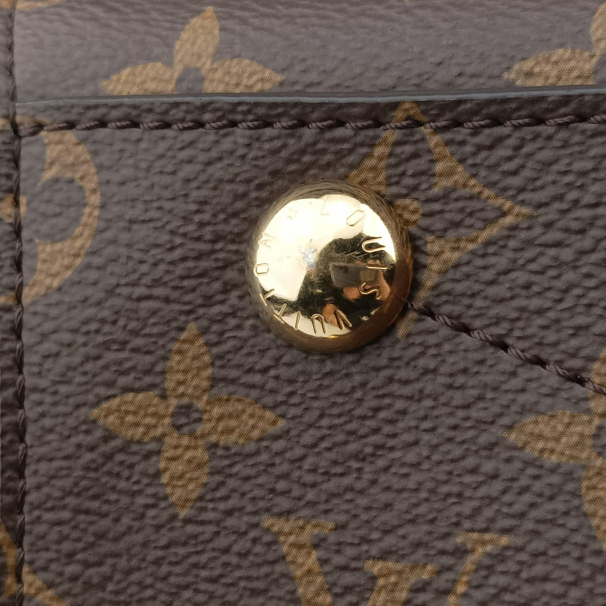 Pre-owned Louis Vuitton Montaigne BB Brown Monogram canvas×calf leather M41055 shoulderbag | stylenewstar