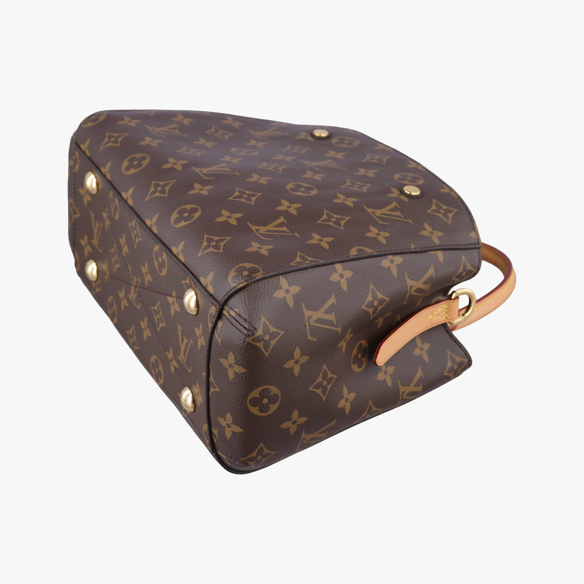 Pre-owned Louis Vuitton Montaigne BB Brown Monogram canvas×calf leather M41055 shoulderbag | stylenewstar