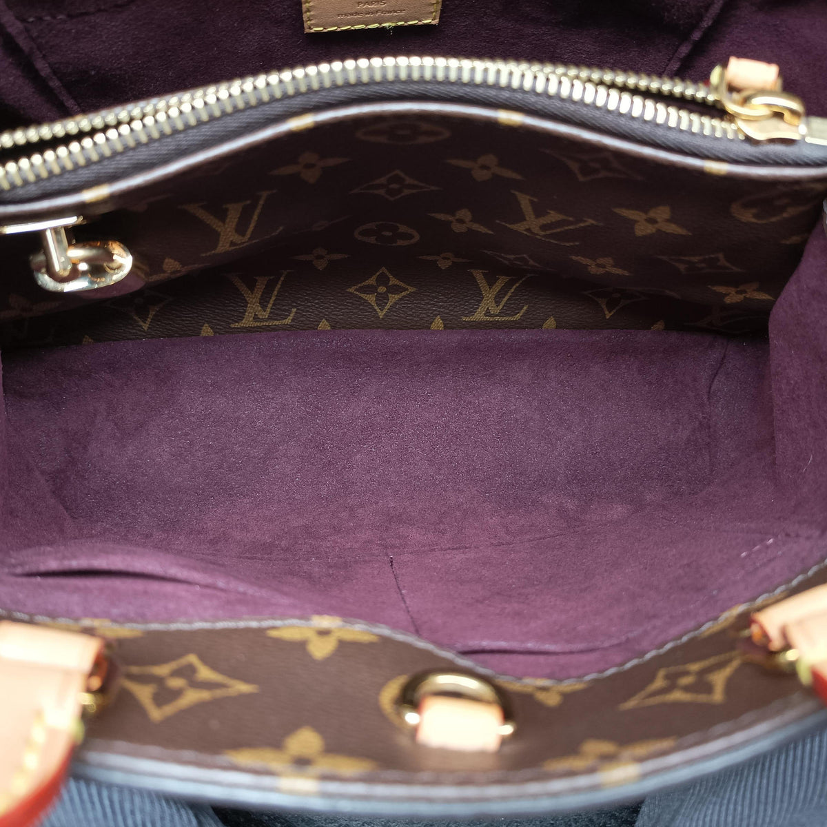 Pre-owned Louis Vuitton Montaigne BB Brown Monogram canvas×calf leather M41055 shoulderbag | stylenewstar