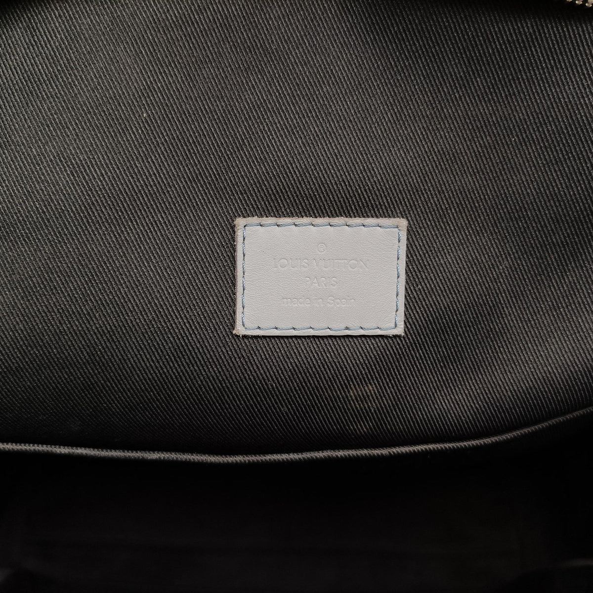 Pre-owned Louis Vuitton campus Gray Damier Infini N40096 backpack/rucksack | stylenewstar