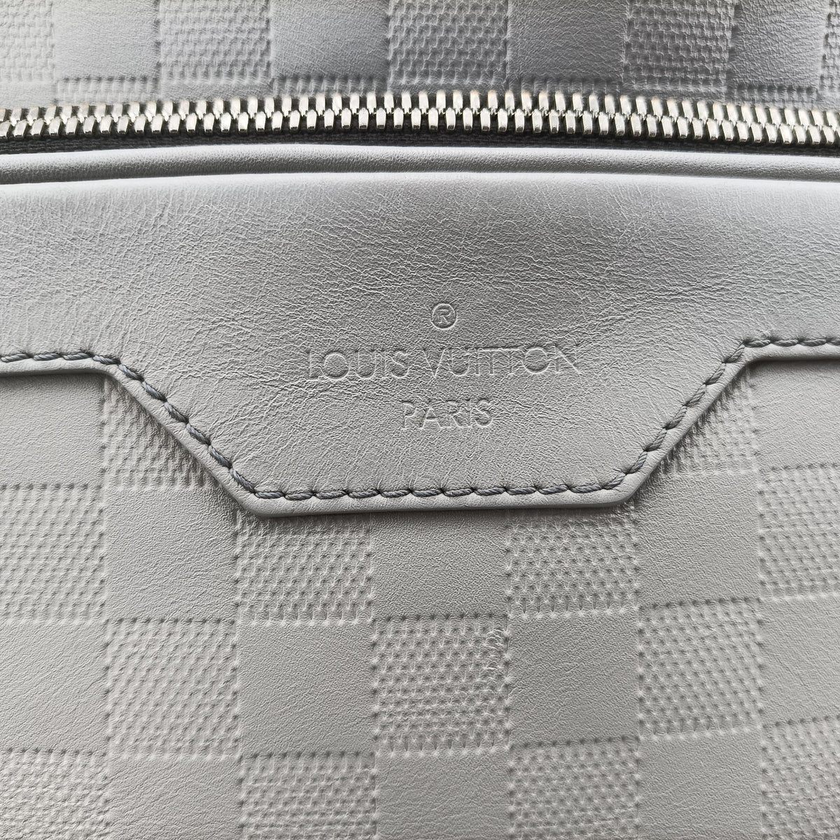 Pre-owned Louis Vuitton campus Gray Damier Infini N40096 backpack/rucksack | stylenewstar