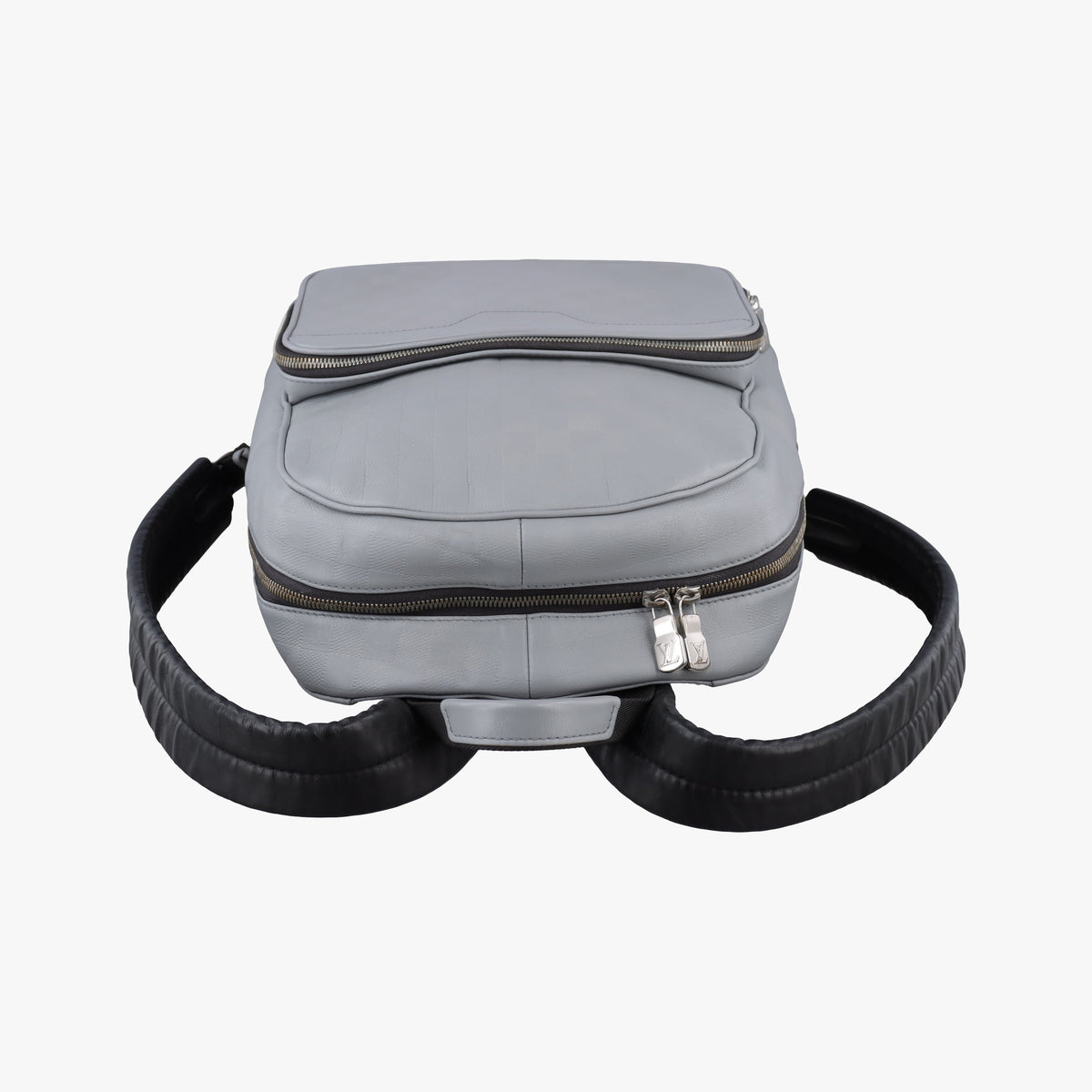 Pre-owned Louis Vuitton campus Gray Damier Infini N40096 backpack/rucksack | stylenewstar