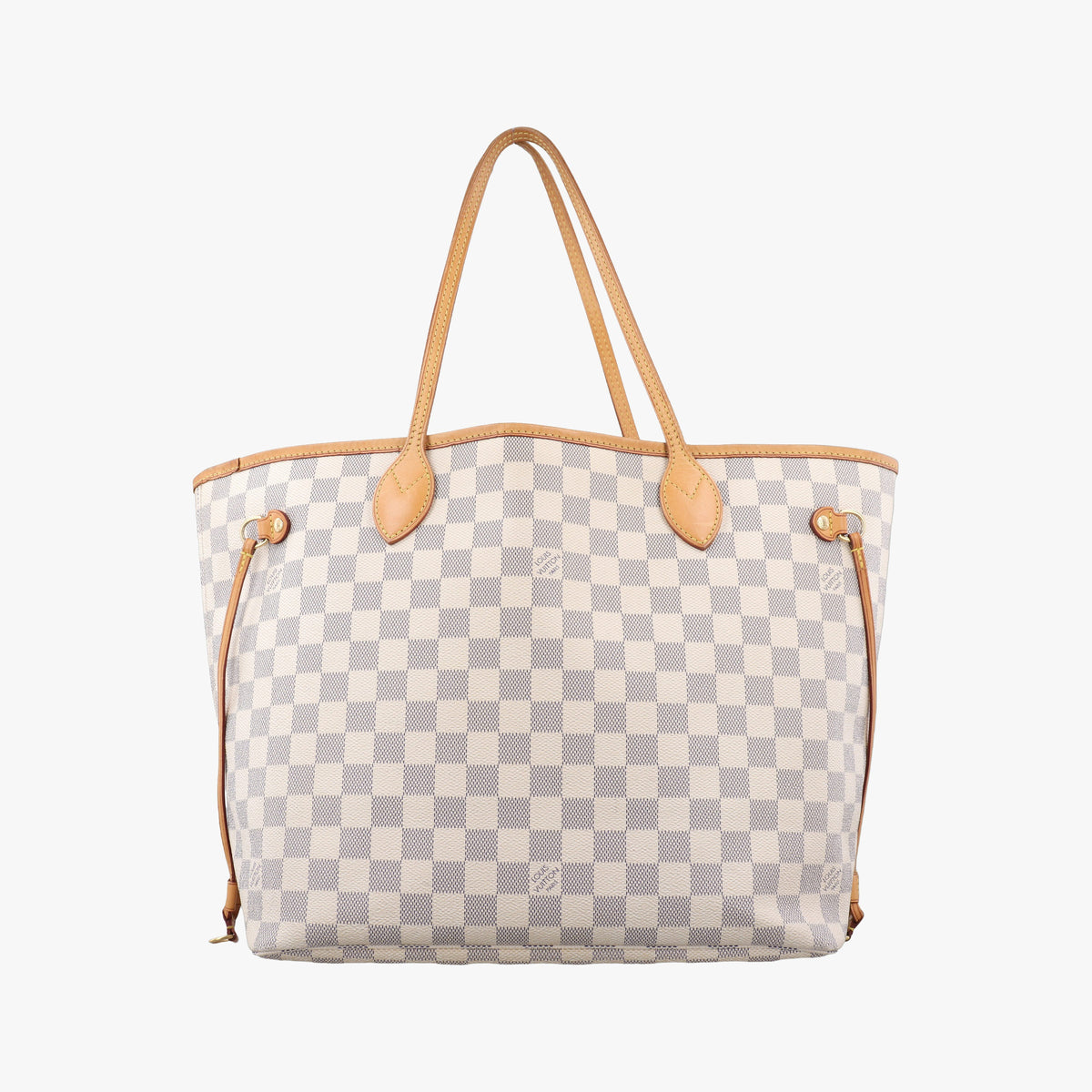 Pre-owned Louis Vuitton Neverfull MM Azur Damier Canvas N51107 handbag | stylenewstar