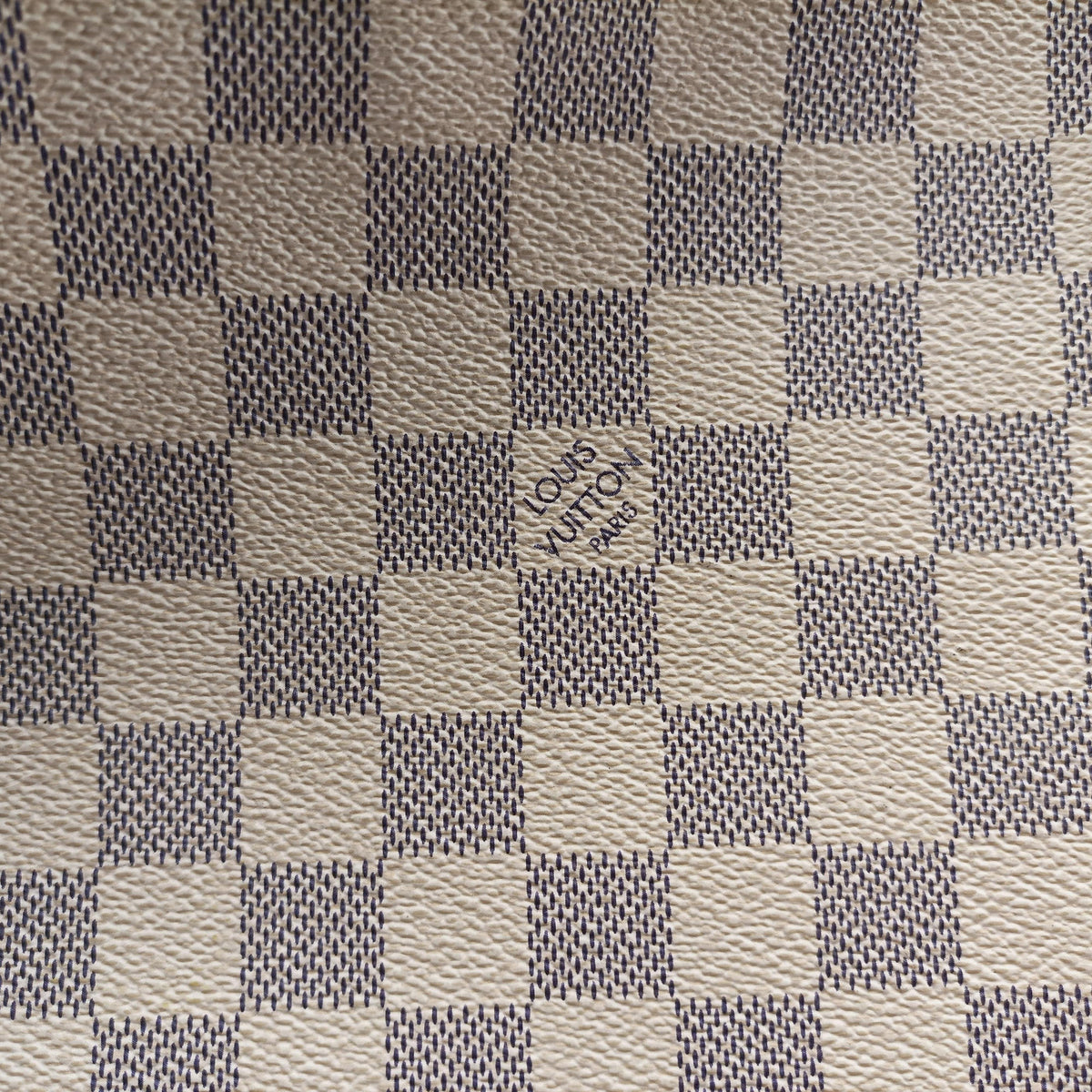 Pre-owned Louis Vuitton Neverfull MM Azur Damier Canvas N51107 handbag | stylenewstar