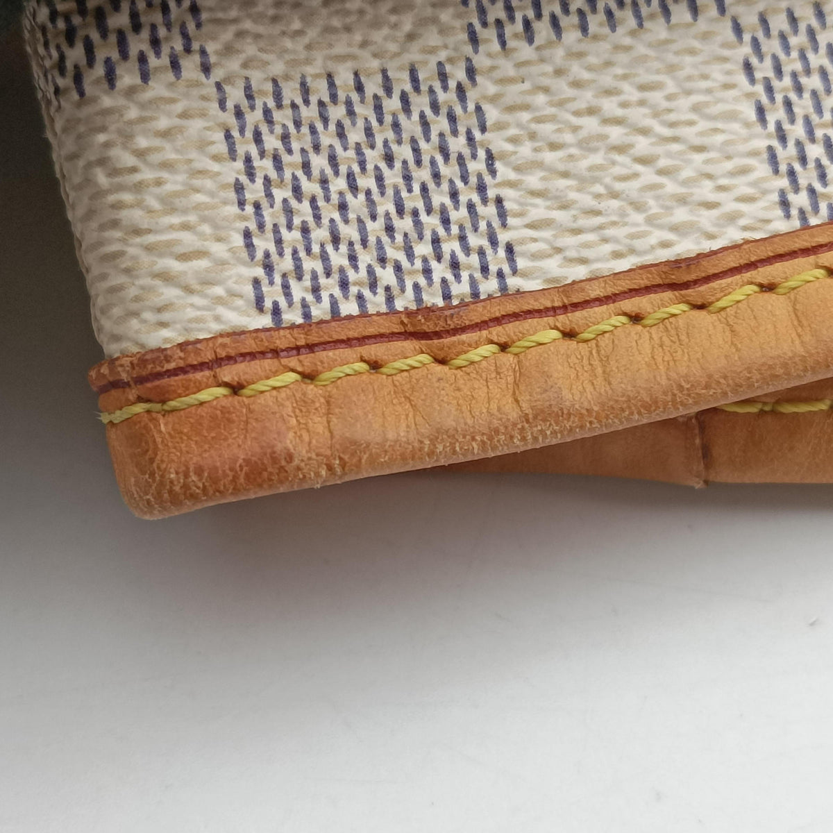 Pre-owned Louis Vuitton Neverfull MM Azur Damier Canvas N51107 handbag | stylenewstar