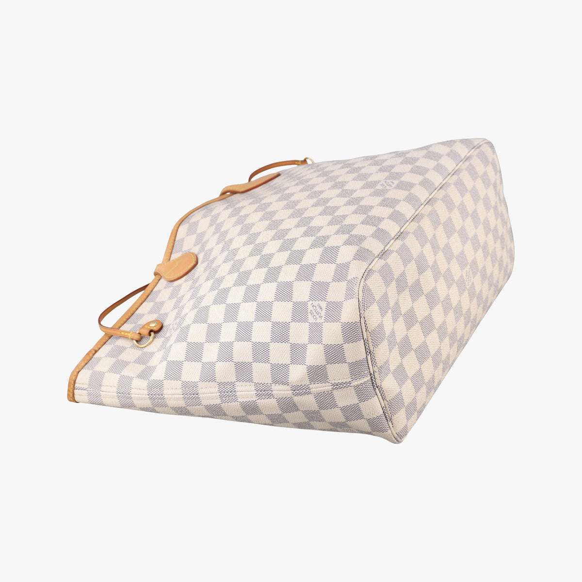 Pre-owned Louis Vuitton Neverfull MM Azur Damier Canvas N51107 handbag | stylenewstar