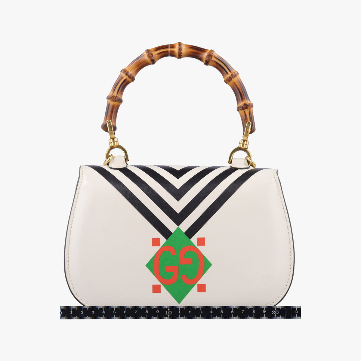 Pre-owned Gucci New Bamboo Multicolor Leather 675797 shoulderbag | stylenewstar