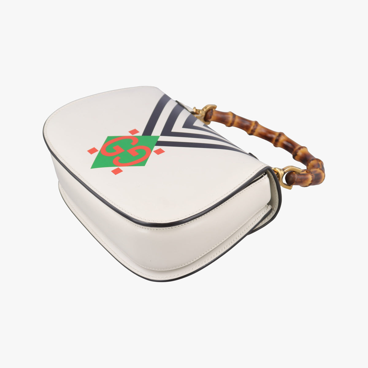 Pre-owned Gucci New Bamboo Multicolor Leather 675797 shoulderbag | stylenewstar