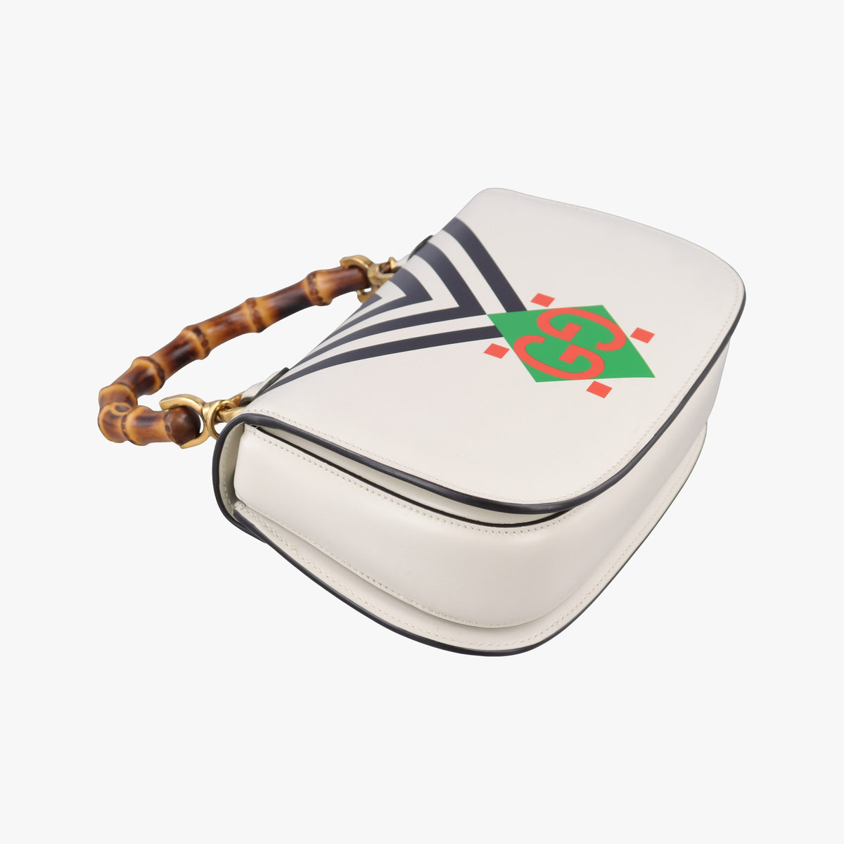 Pre-owned Gucci New Bamboo Multicolor Leather 675797 shoulderbag | stylenewstar