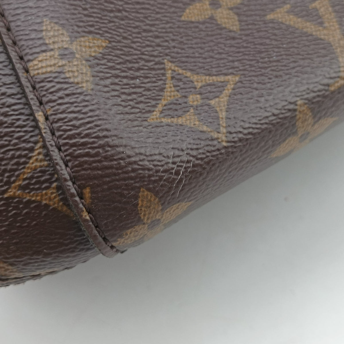 Pre-owned Louis Vuitton MONTAIGNE MM Brown Monogram Canvas M41056 shoulderbag | stylenewstar