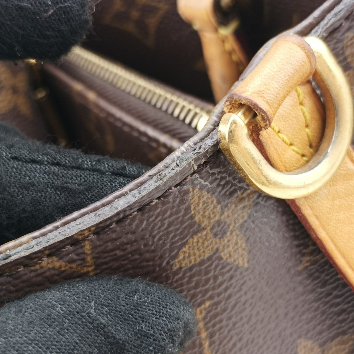 Pre-owned Louis Vuitton MONTAIGNE MM Brown Monogram Canvas M41056 shoulderbag | stylenewstar