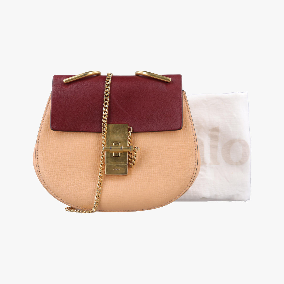 Secondhand Chloe DREW Beige Leather  shoulderbag | stylenewstar