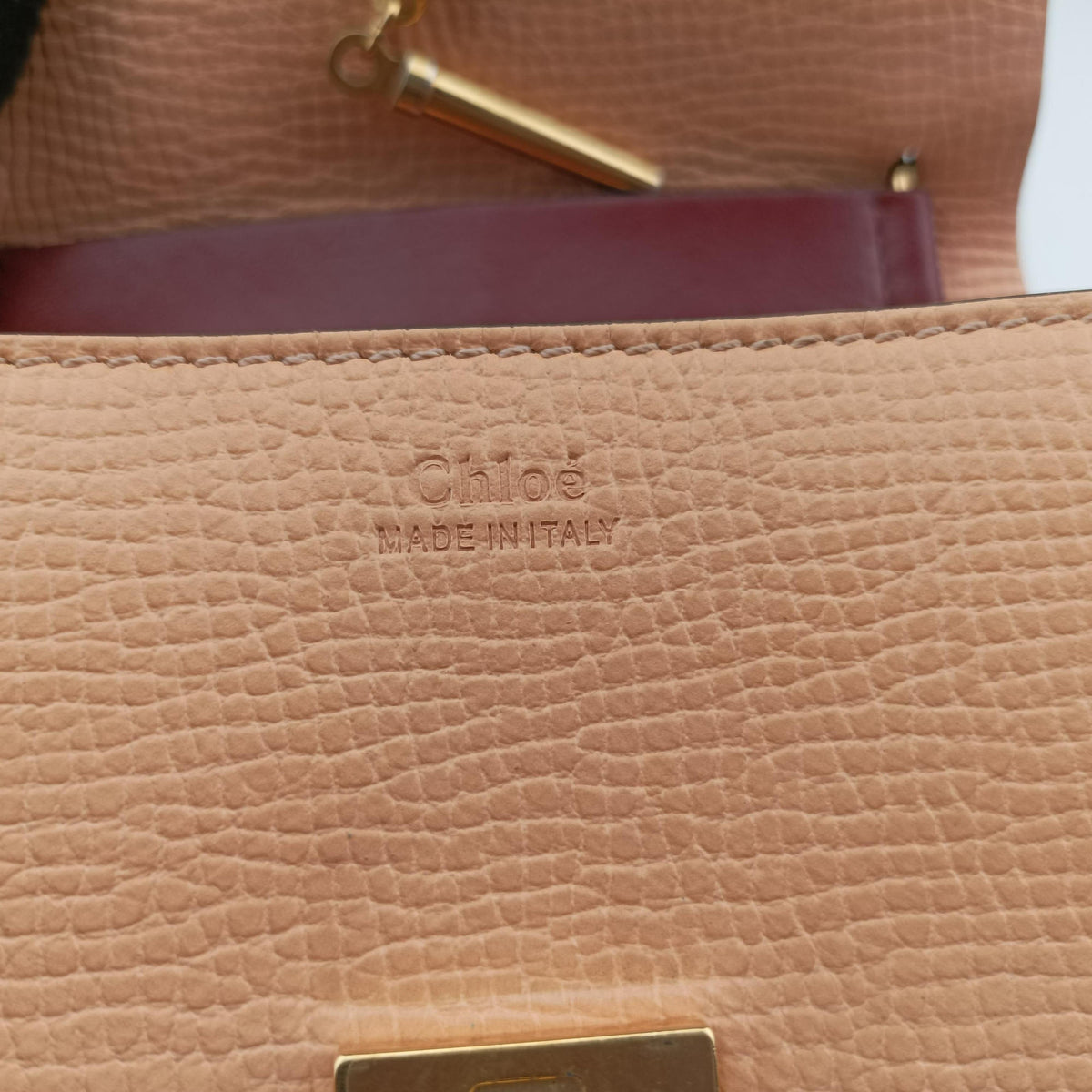 Secondhand Chloe DREW Beige Leather  shoulderbag | stylenewstar